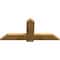 Ekena Millwork Eugene Rough Sawn Timber Gable Bracket, Western Red Cedar, 48"W x 22"H x 2"D x 6"F, 11/12 Pitch GBW048X22X0206EUG00RWR - alternate 5